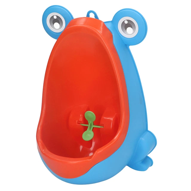 (Blue)Potty Training Urinal Effective Animal Form Sturdy Wall Mounted Urinal
