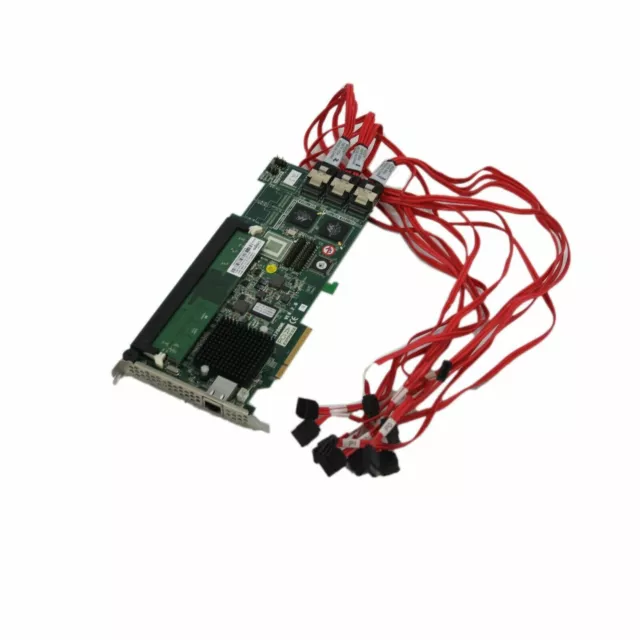 Areca ARC1280ML PCIe 12 Port RAID Controller mit Kabeln - getestet & Garantie