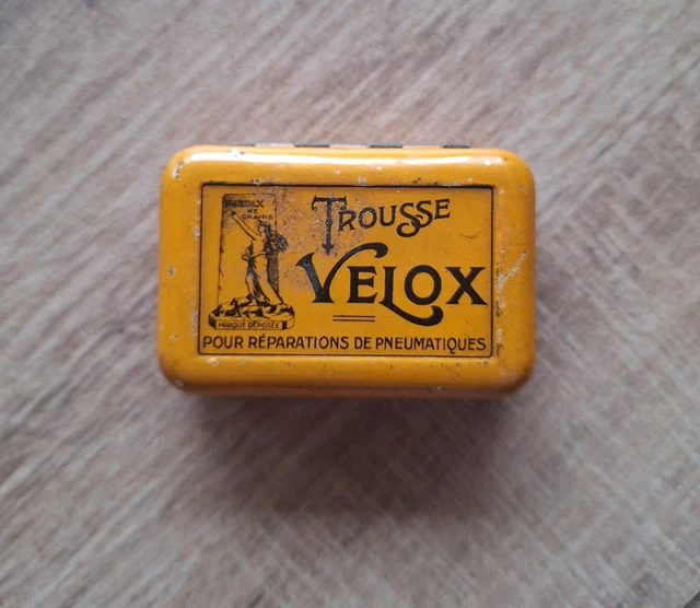 ANCIENNE BOITE DUROL Super Patch Vulcanise Vélo Rustine Chambre À Air