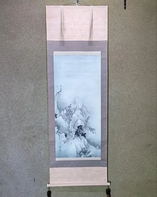 Landscape Painting Kakejiku Japanese Hanging Scroll Asian Culture Picture Art