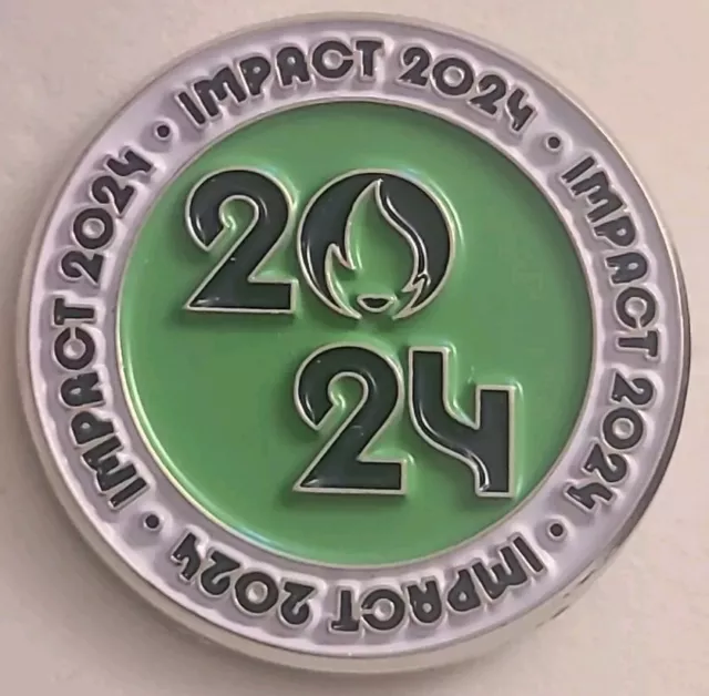 2024 PARIS OLYMPIC Pin Impact 2024 Sports Activism Pin. Official. 9.99