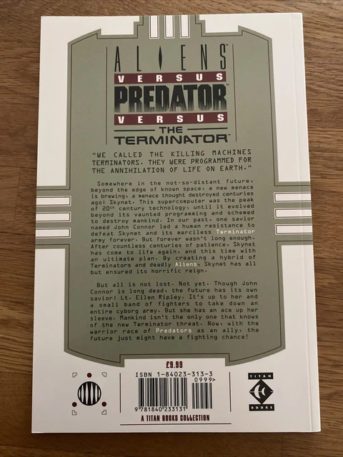 ALIENS VS PREDATOR Vs The Terminator Graphic Novel, Dark Horse Comics £