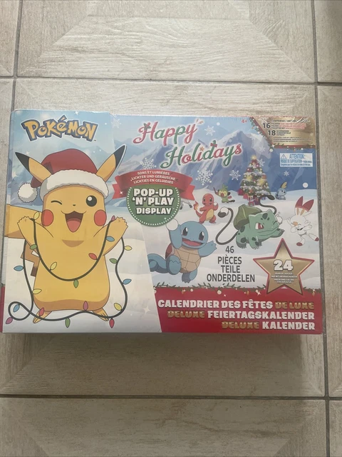 Calendrier De L'Avent Pokémon Go - 24 Figurines Pikachu Et Autres Aléatoires - Neuf