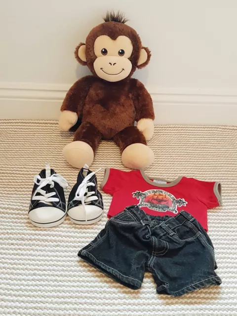 Build A Bear Boys. Monkey With Clothes.