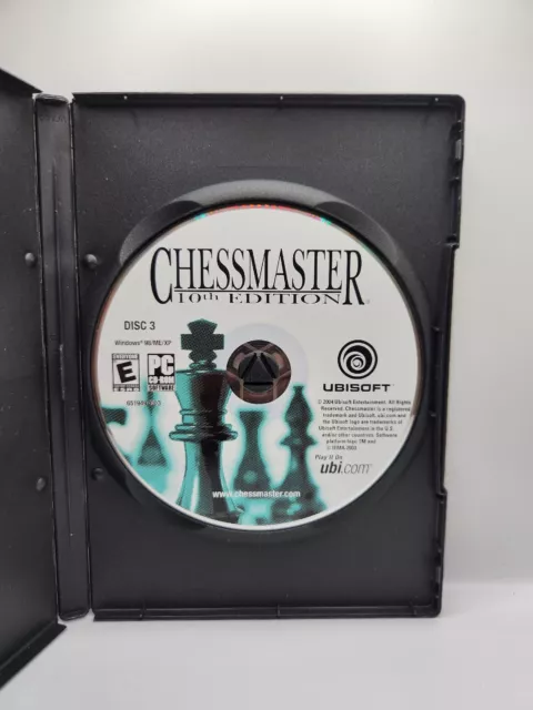 Ubisoft Chessmaster 10th Edition (Rated E) Windows 98 / ME / XP - 3 CD Disc  Set