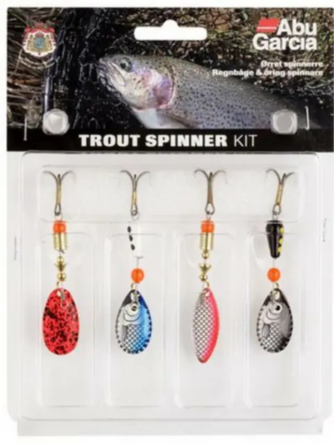 ABU GARCIA LURE Spinner Plug Fishing Kit with Trace Perch,Pike