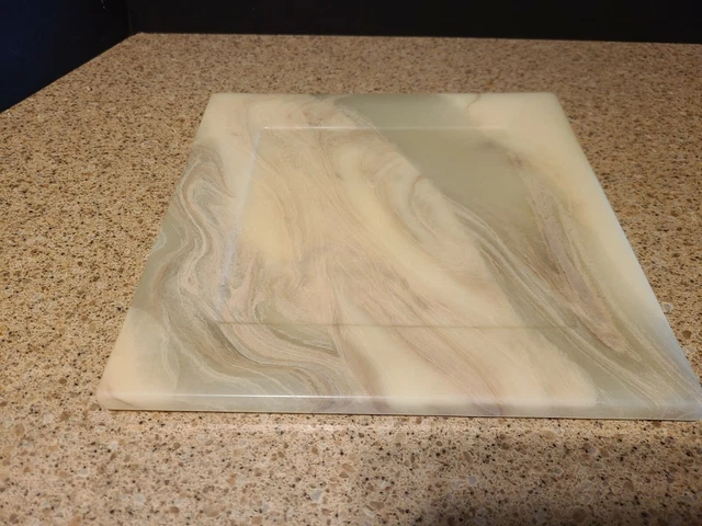 Beige Marble Cheese Cutting Board  Serving Tray Trivet