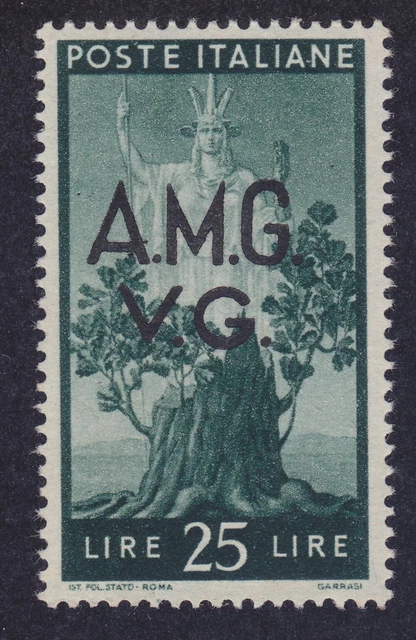 Italy 1L11 MNH OG 1945 AMG VG 25L Venezia Giulia Issue Very Fine