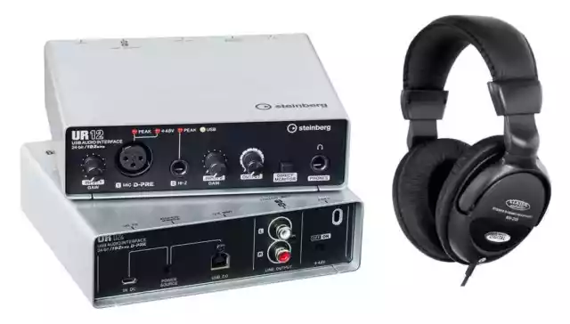 Steinberg UR12 USB 2.0 Audio Interface Set 1x D-PRE Preamp Cubase AI Kopfhörer