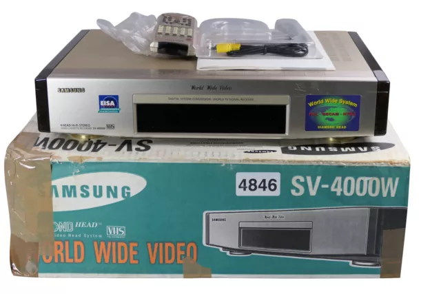 Samsung SV-4000W | Enregistreur vidéo VHS | Multisystème mondial | PAL,...