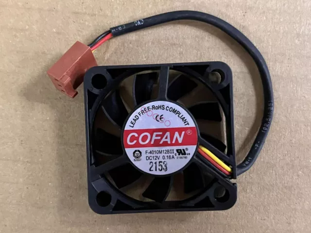 1PC COFAN F-4010M12BII 0.16A 12V 40mm 4CM 3-Pin Large air volume cooling fan
