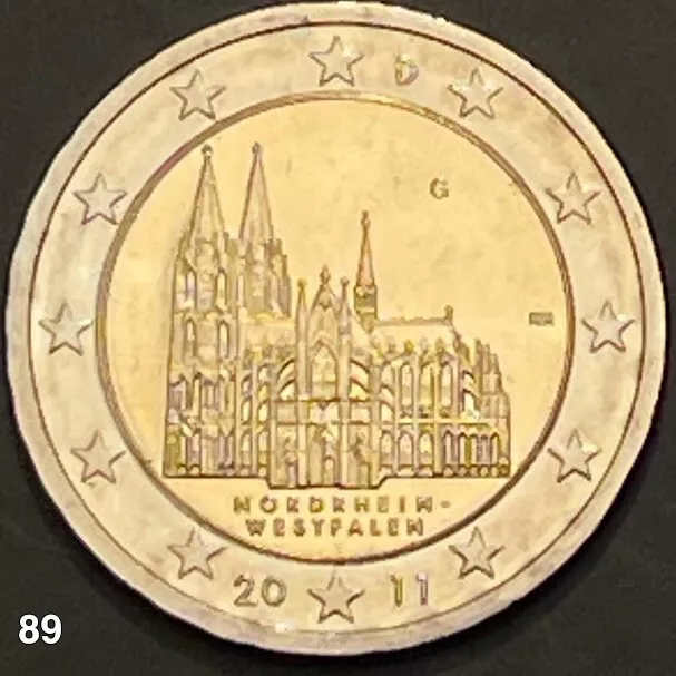 ★ 2011 Alemania ★ 2 Euros Conmemorativa Norte-Westfalia ★ S/C