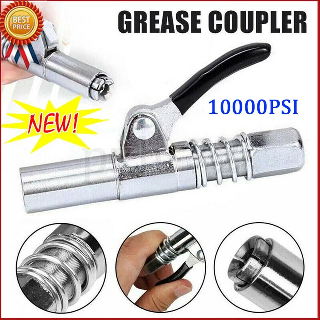 GREASE COUPLER HEAVYDUTY Quick Release Grease Gun Coupler NPTI/8