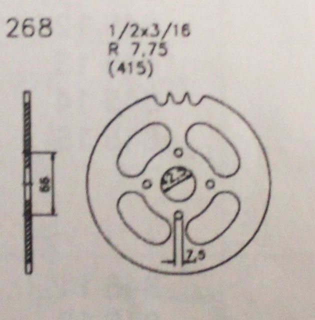 Pignone Cagiva Prima 3-6 Marce-Cocis-Super City-W4 50cc Art 708-12 - Foto 2