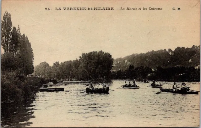 *47659 cpa La Varenne Saint Hilaire - La Marne et les Coteaux