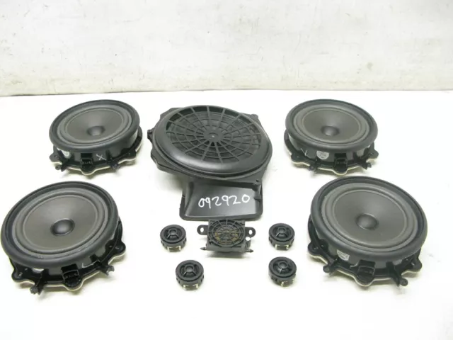 04-08 Audi B7 A4 Sedan Front Rear Left Right Door Tweeter Speaker Set Oem 092920