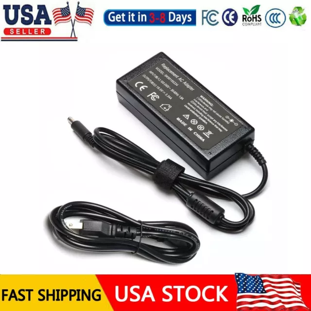 New 65W 19.5V 3.34A AC Power Adapter Charger For Dell Inspiron 15 3593 Laptop