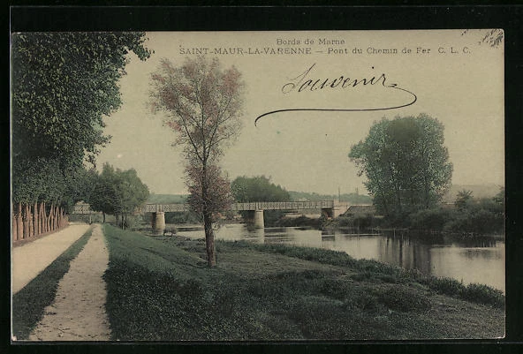 CPA Saint-Maur-la-Varenne, Bridge du Chemin de Fer