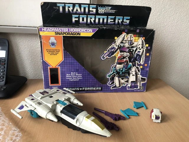 COMPLETE BRAINSTORM G1 Transformers Headmasters Autobot 1986 Takara