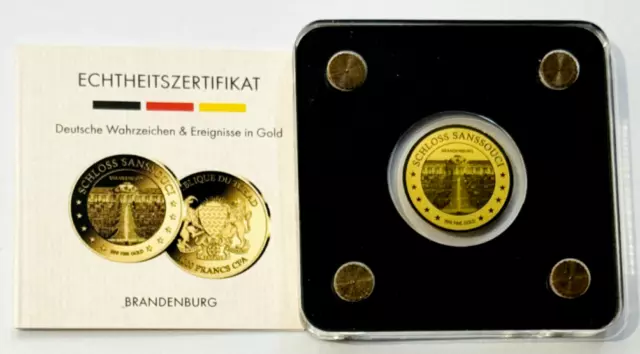 Coin | Brandenburg Sanssouci 2020 Fine Gold 999/1000 | Fine Gold 999/1000