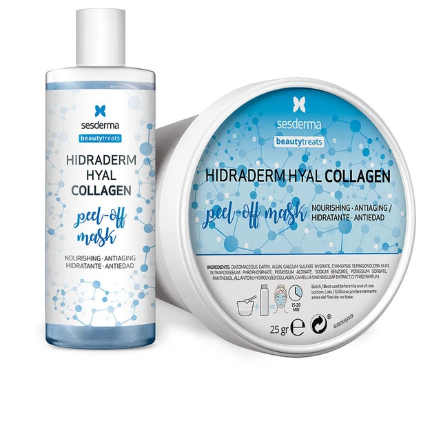 BEAUTY TREATS HIDRADERM HYAL COLLAGEN mascarilla peel off 25 gr + 75 ml