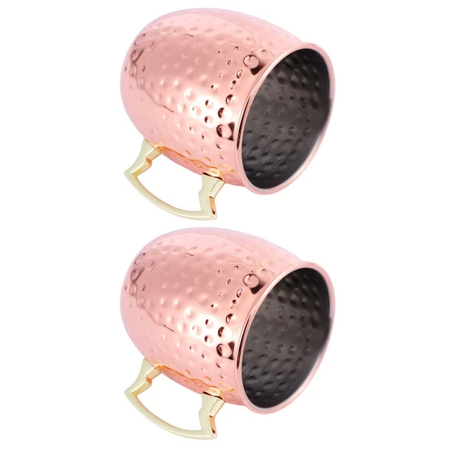 Tazza da cocktail in acciaio inox bicchiere oro rosa birra tazza latte tazza acqua