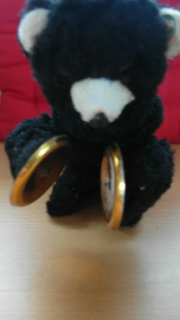Jouet Ancien Ours Buveur Mécanique CARL Germany Années 50 Avec Boîte