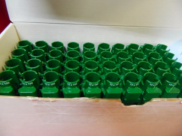 Échantillon Rack Assy 13x100mm Grn.pkg. De 10 Pour Beckamn Culture Dxc Synchron