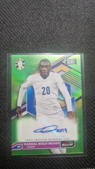 Carte Sportive Arda Guler Topps Finest Auto PSA 10 - Débuts Nationaux Turquie Euro 2024