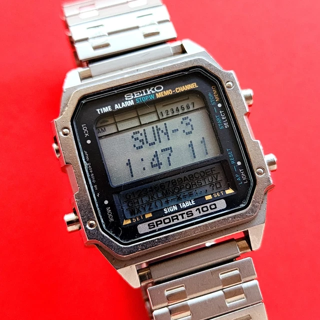 Seiko D409 Retro Seiko Digital Watches SEIKO D409-5020 メモリー