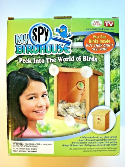 My Spy Birdhouse - As Seen on TV - NEW - Peek Into the World of Birds Nesting