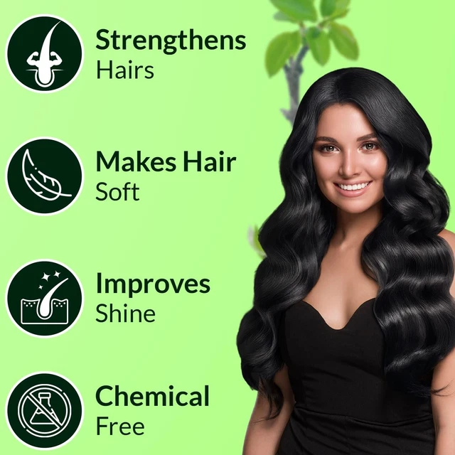 Crème Coloration Noire Au Henné 90ml - Naturelle, Fabriqué En France, Neuf