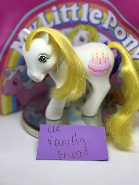 UK Vanilla Treat Hasbro G1 Vintage My Little Pony MLP