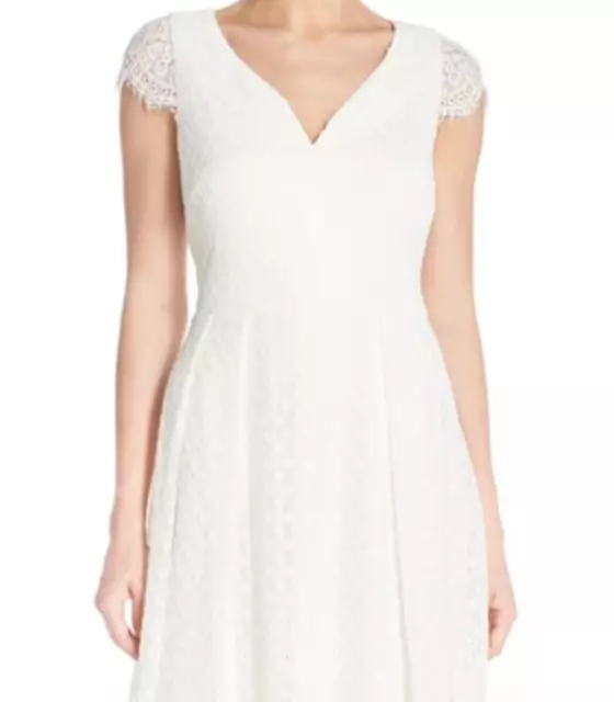 Nwot- Ivanka Trump Lace White Dress Size- 4