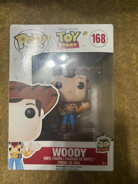 Funko Pop Disney Pixar Animation Movie Toy Story Woody #168 Damage