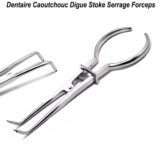 Forceps Dentaire Type Brewer En Acier Inoxydable Pour Digue En Caoutchouc - TK Plus - Neuf