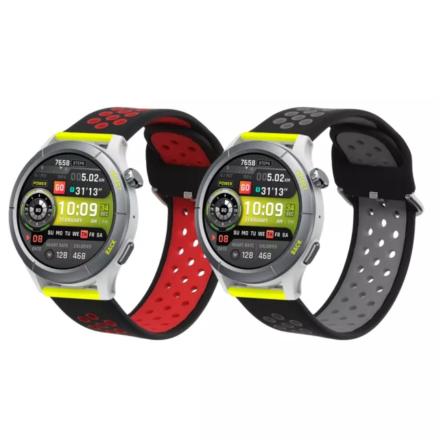 2x bracelet pour fitness tracker Huami Amazfit Cheetah A2294 Zepp E