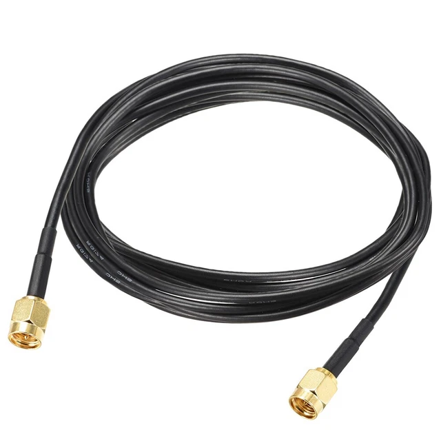 Extension de câble en cuivre efficace RG174 pour drone et équipement radio FPV