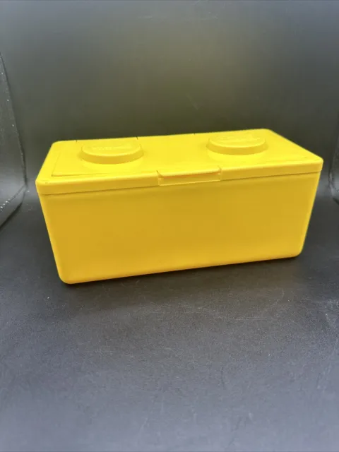CHUBS Stackable Lego Storage Container Set Of 2 Yellow