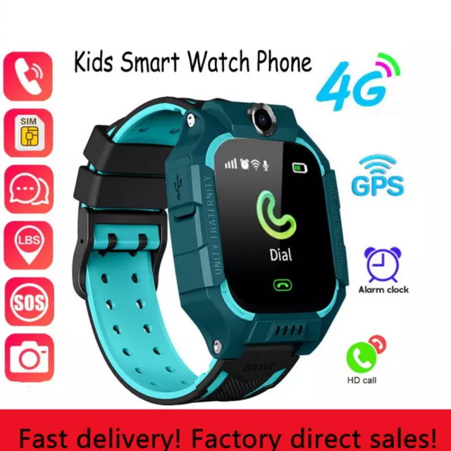 Reloj Inteligente Para NIÑOS Con Llmada De SOS Smartwatch Para Iphone Android