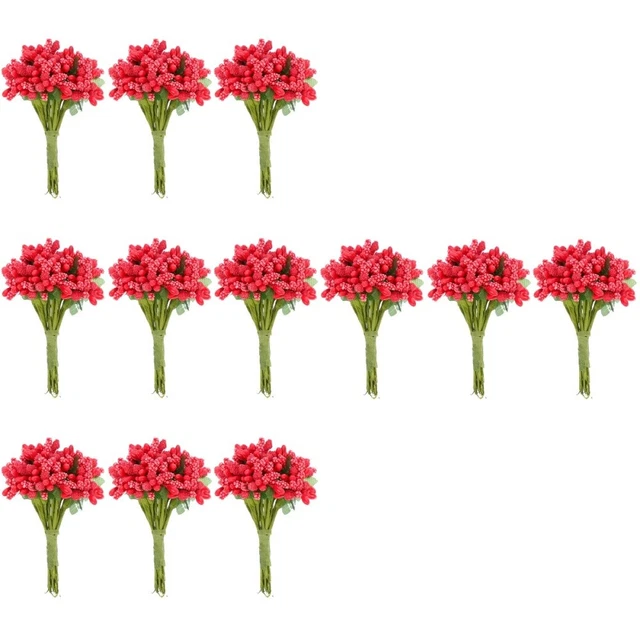 576 Pcs Simulation Small Bouquet Decorative Flowers Candy Box