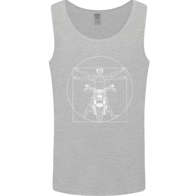 Gilet da uomo moto Vitruvian Biker canotta 2