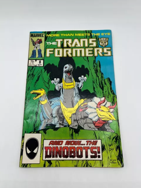 The Transformers Vol. 1 No. 8 Comic Book September 1985 Marvel Comics