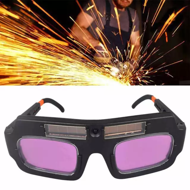 UK Solar Powered Auto Darkening Welding Welder Mask Helmet Goggle Welder Glasses