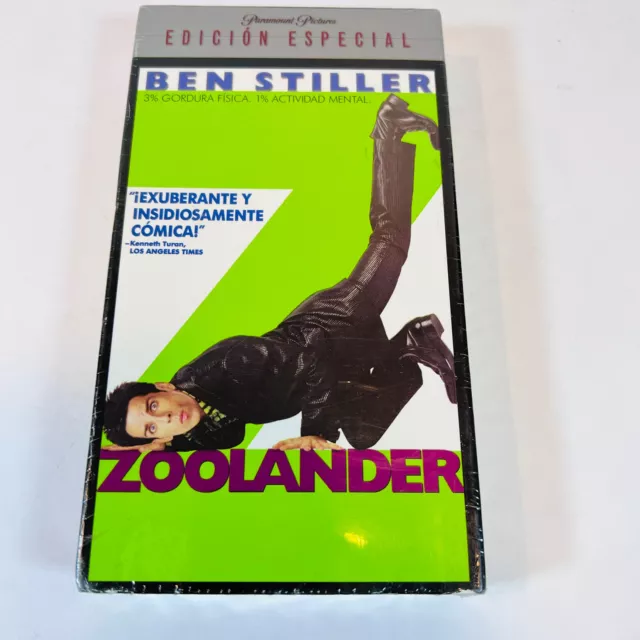 Zoolander Special Edition VHS 2002 - Will Ferrell, Ben Stiller Factory Sealed