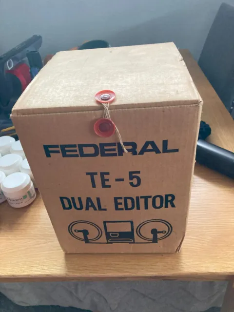 Federal TE-5 Dual film Editor Boxed....