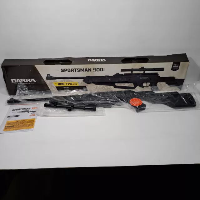 Barra Sportsman 900 Air Rifle Easy Pump .177 BB Pellet Gun w/ Scope 800 FPS