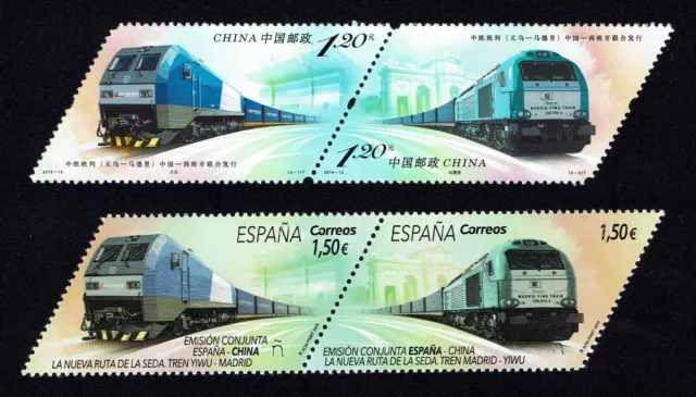 España 2019 - Edifil 5322-5323 - Emis. Conjunta España-China  ** Nmh