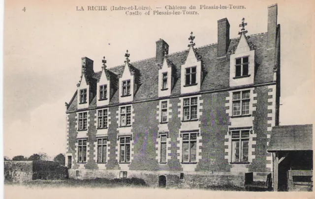 CPA - LA RICHE - Château du Plessis-Les-Tours n° 4