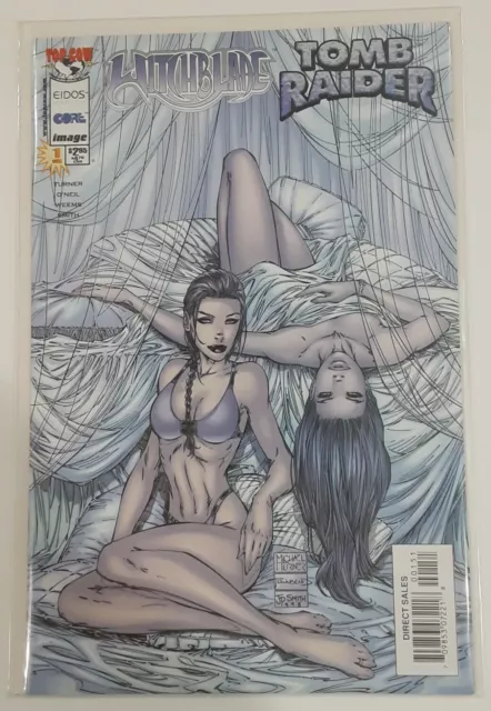 Witchblade Tomb Raider #1 (UNTOUCHED)💥Bikini Bedroom variant, Michael Turner